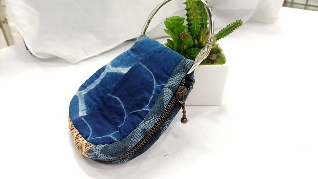 Indigo Blue Wallet - Design A